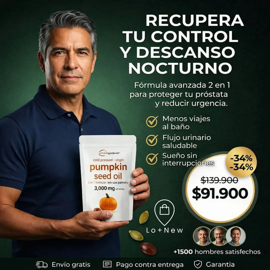 Pumpkin Seed Oil: La fórmula 2 en 1 que todo hombre necesita
