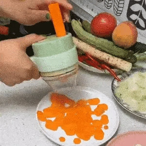 Cortador y Picador Eléctrico: Cocina más rápido, sin cansarte y con resultados perfectos