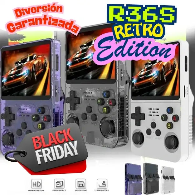 R36S Retro Edition: La consola retro portatil mas potente del mercado - LA ORIGINAL!
