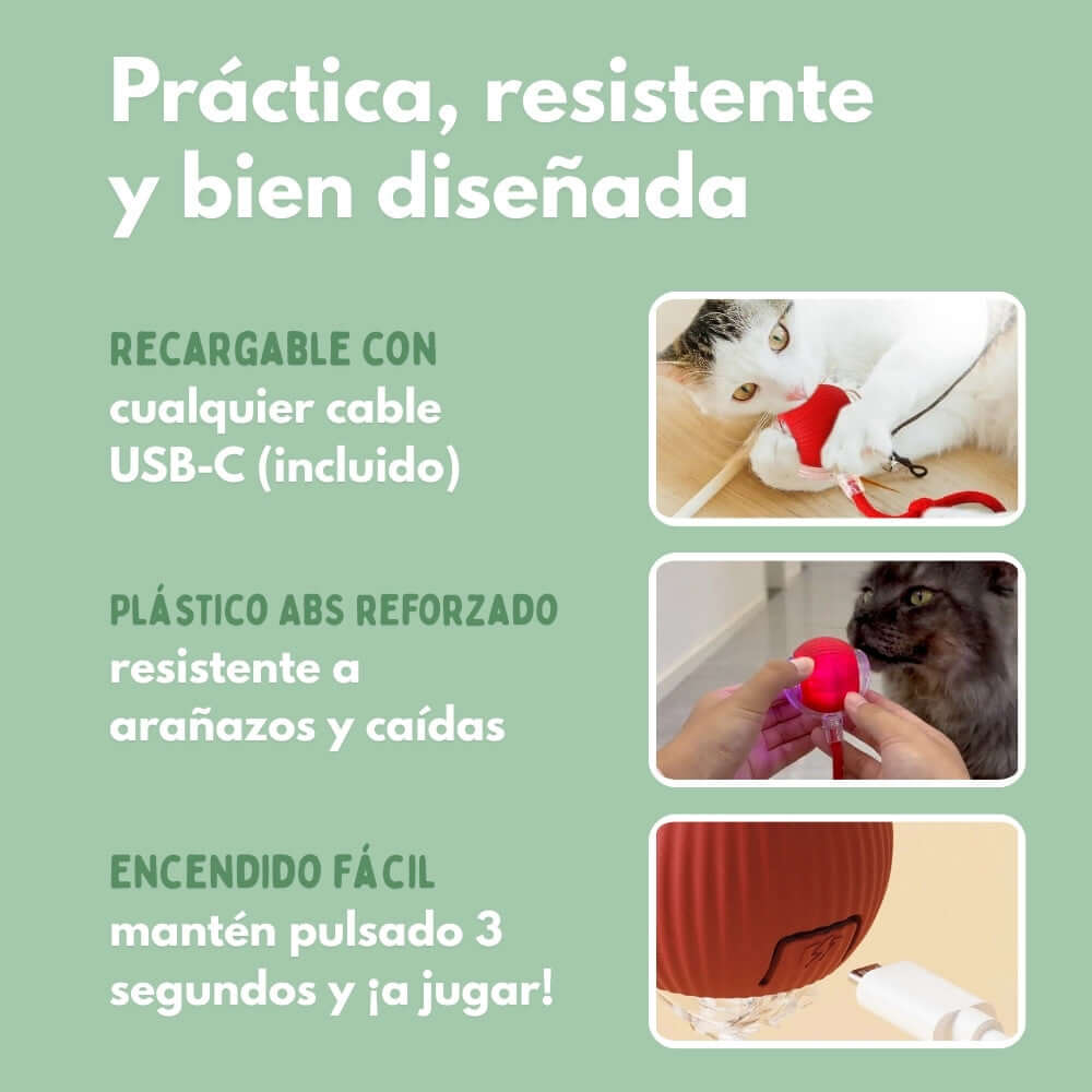 LocaFelina 2X1 - La pelota inteligente que activa a tu gato