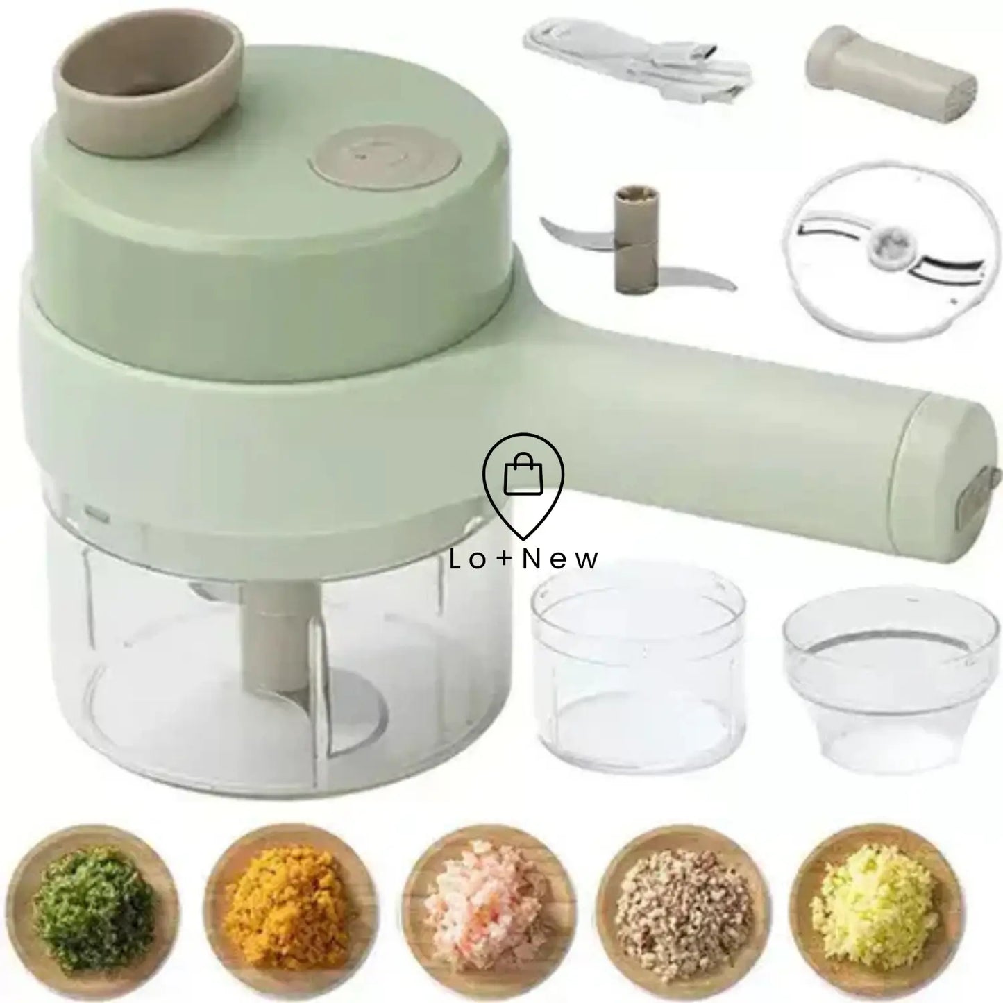 Cortador y Picador Eléctrico: Cocina más rápido, sin cansarte y con resultados perfectos