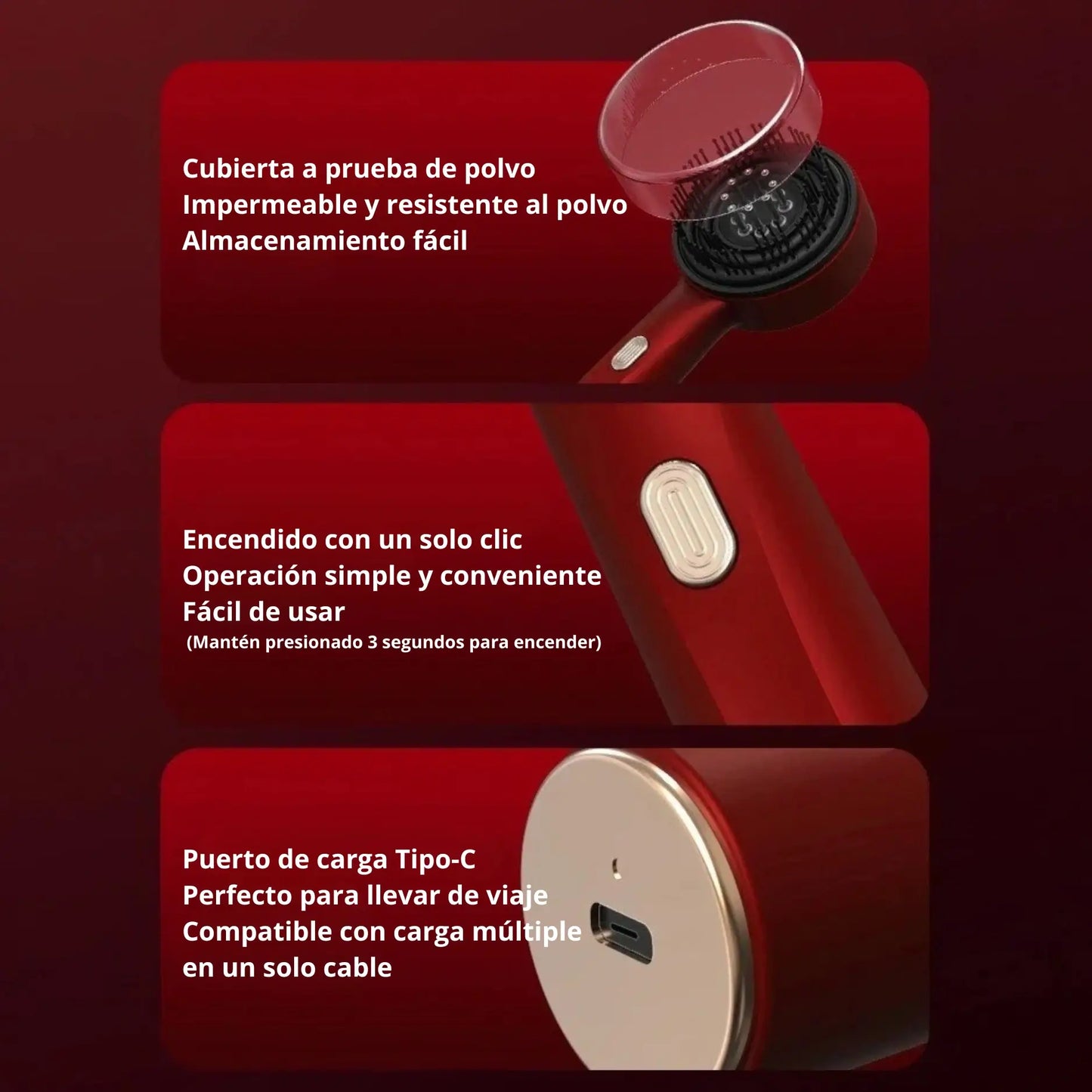 Combo Masajeador Capilar + Aceite Crecimiento