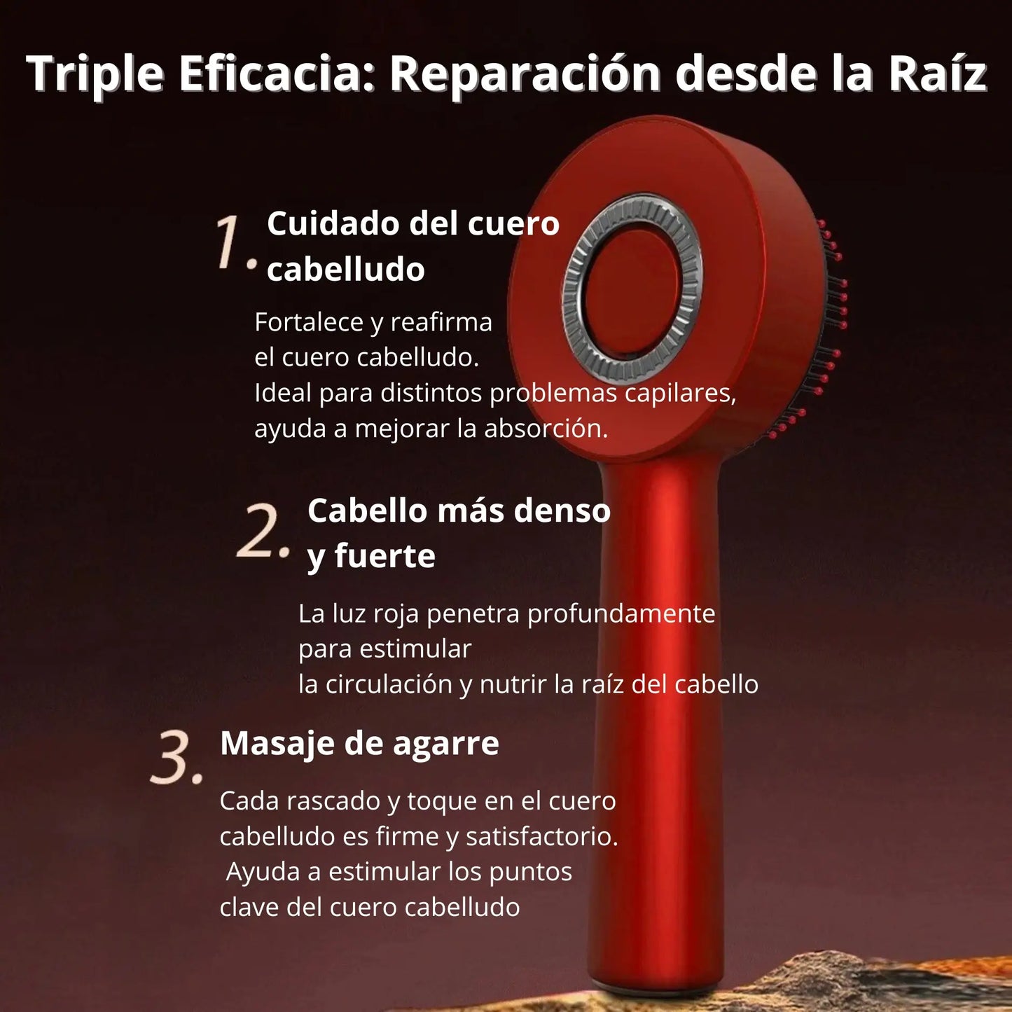 Combo Masajeador Capilar + Aceite Crecimiento