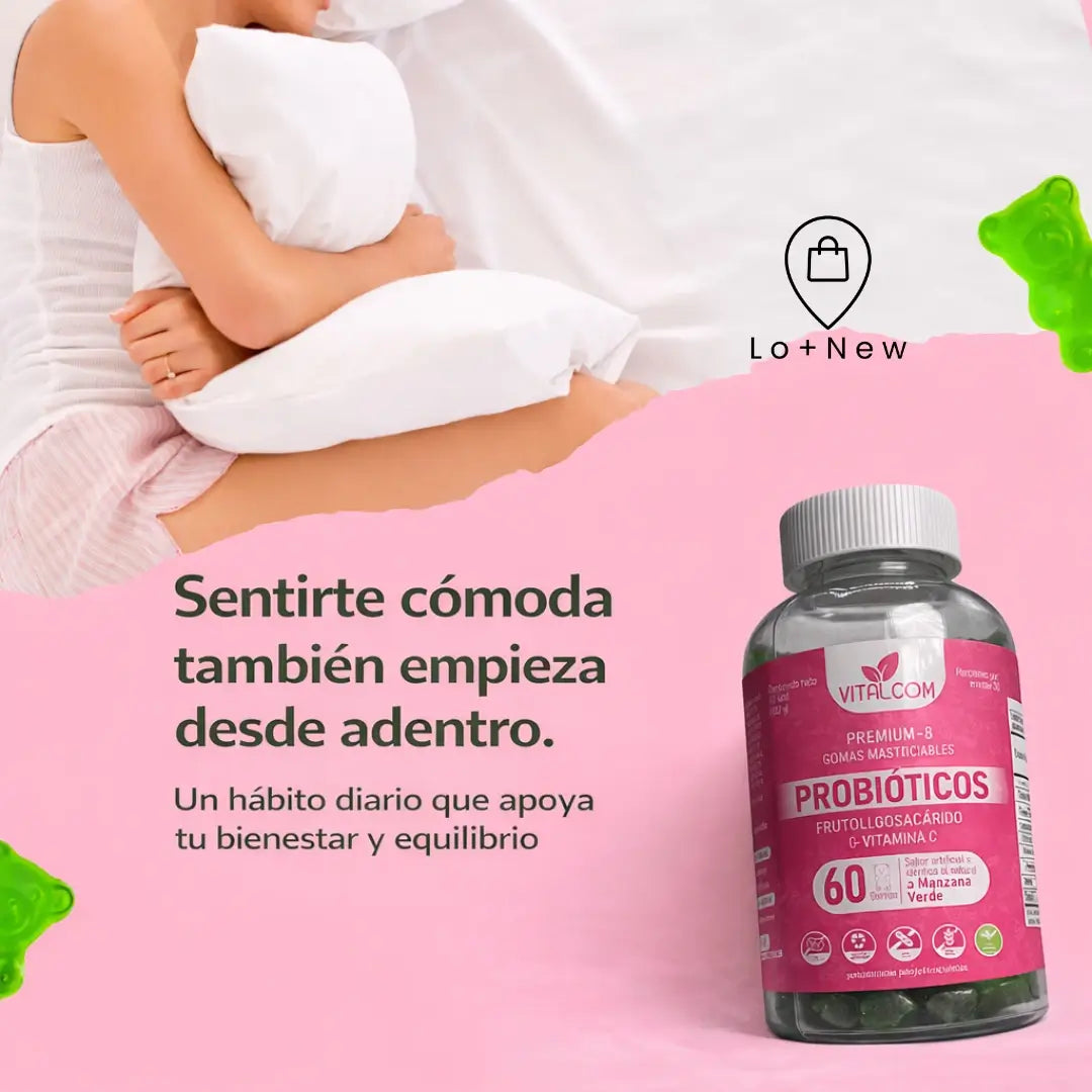 Gomas Probioticos X60: Apoya tu Digestión con una Rutina Simple y Deliciosa