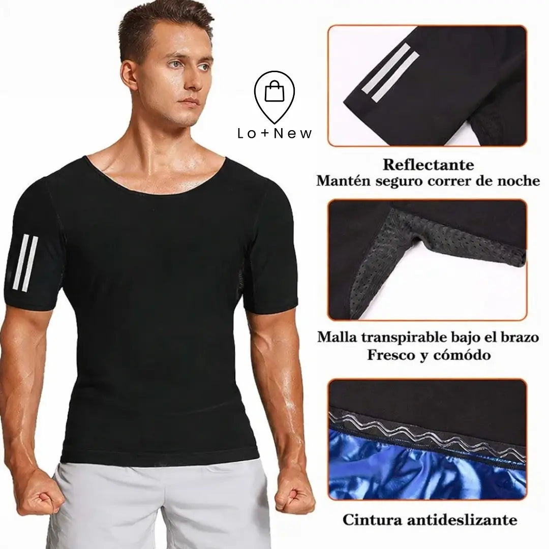 Camiseta Sauna de Compresión: Entrena Más Intenso, Siente Más Resultados