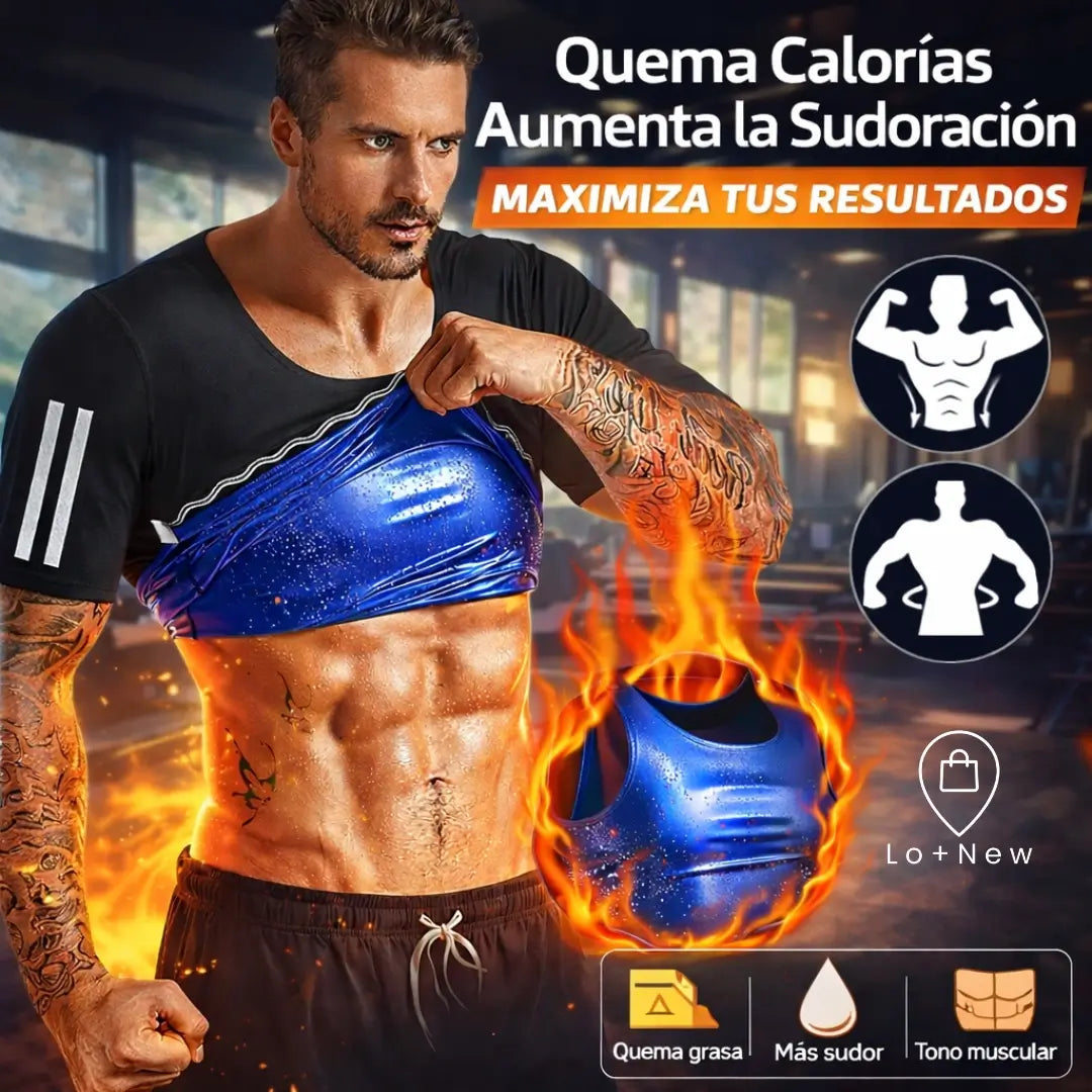 Camiseta Sauna de Compresión: Entrena Más Intenso, Siente Más Resultados