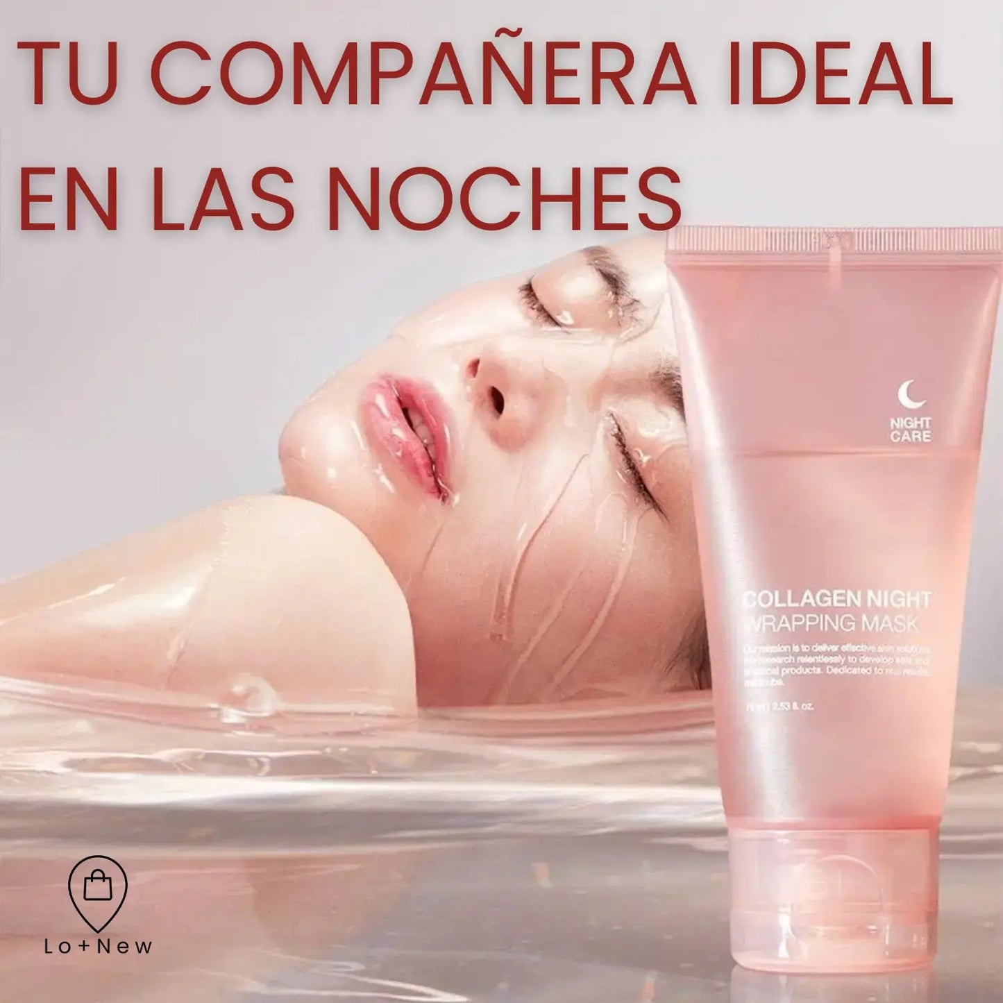 Mascarilla Nocturna de Colageno: ¡Piel más firme, hidratada y luminosa!