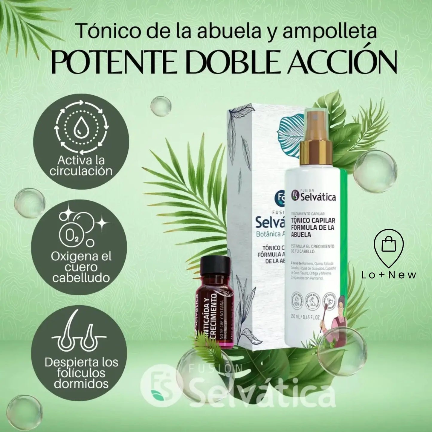 Dúo Herbal Anticaída: Recupera la fuerza de tu cabello con el secreto mejor guardado de la naturaleza