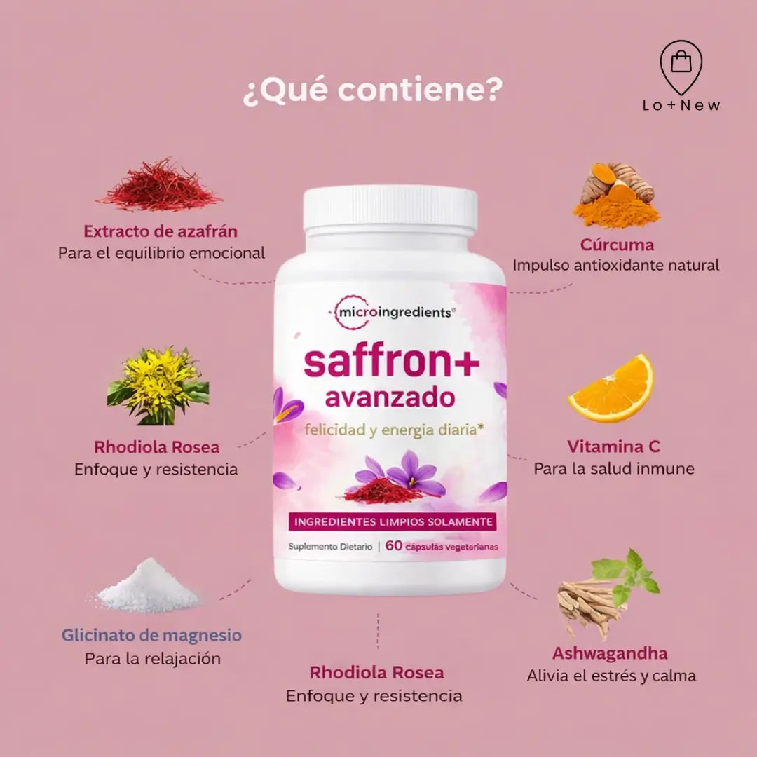 Saffron Advance: Recupera el control de tu mente y tu estado de ánimo