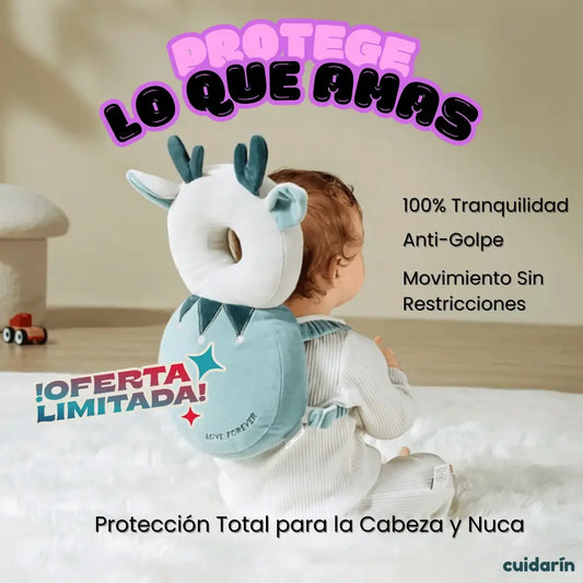 Mochila Anti-Golpes: Blindará la cabeza de tu bebé ante cada caída - Adios Miedo