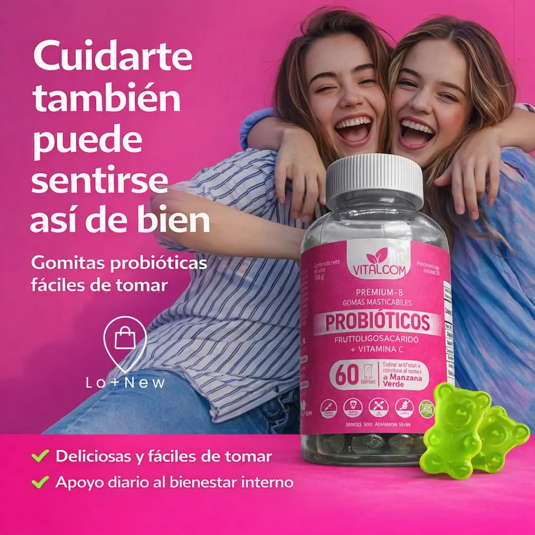 Gomas Probioticos X60: Apoya tu Digestión con una Rutina Simple y Deliciosa