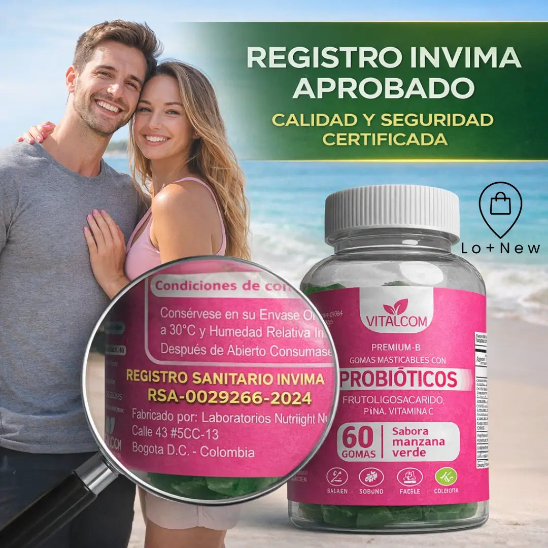 Gomas Probioticos X60: Apoya tu Digestión con una Rutina Simple y Deliciosa